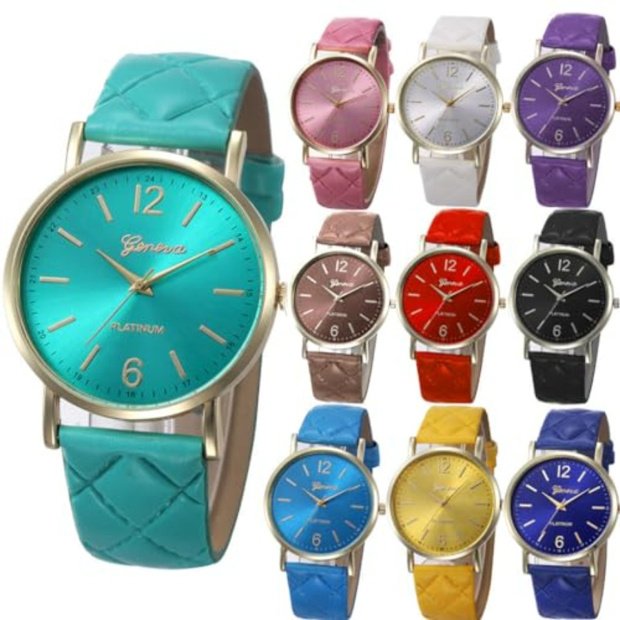 Leather Watch Band Men - 10 Pack Women Men Unisex Platinum
