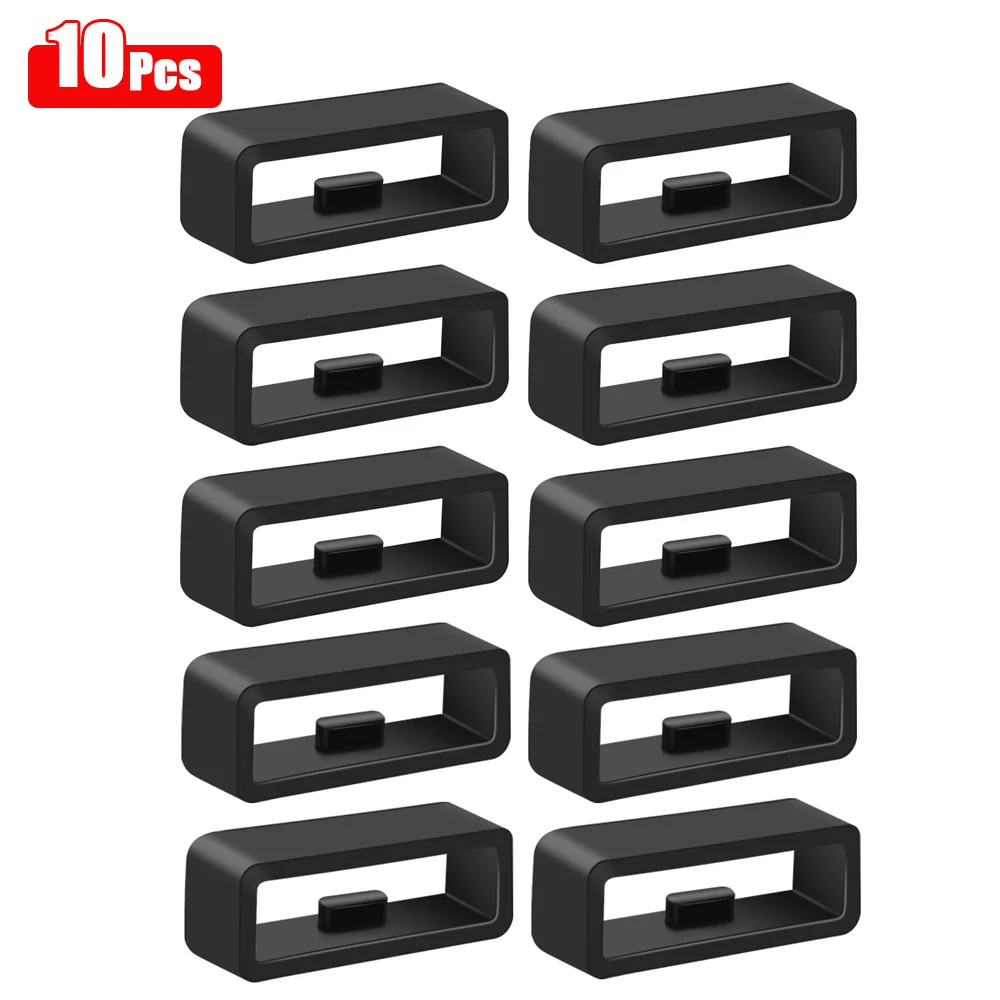 Silicone Watch Band 22Mm - 10pcs/5pcs/4pcs Black White Watchband 18mm 20mm