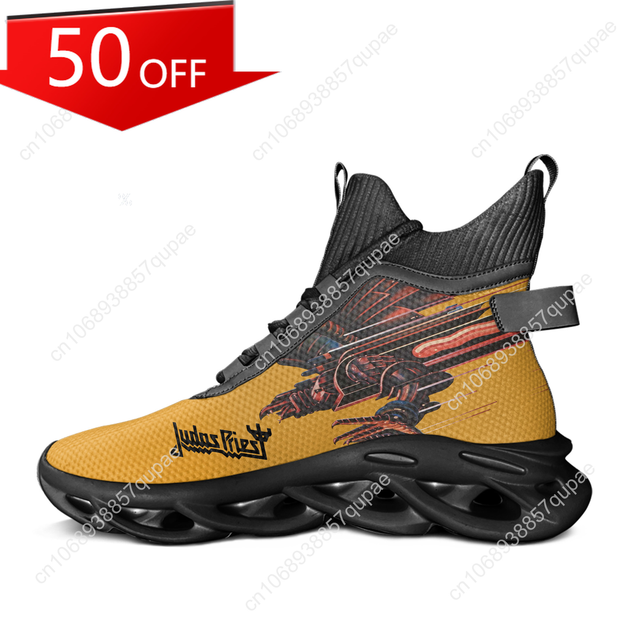 Judas Priest High Top Flats Sn - огляд і ціна Mesh Strap Metal