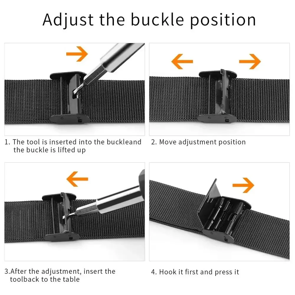 Metal Bands for Huawei Band 6/ - огляд і ціна Mesh Strap Metal
