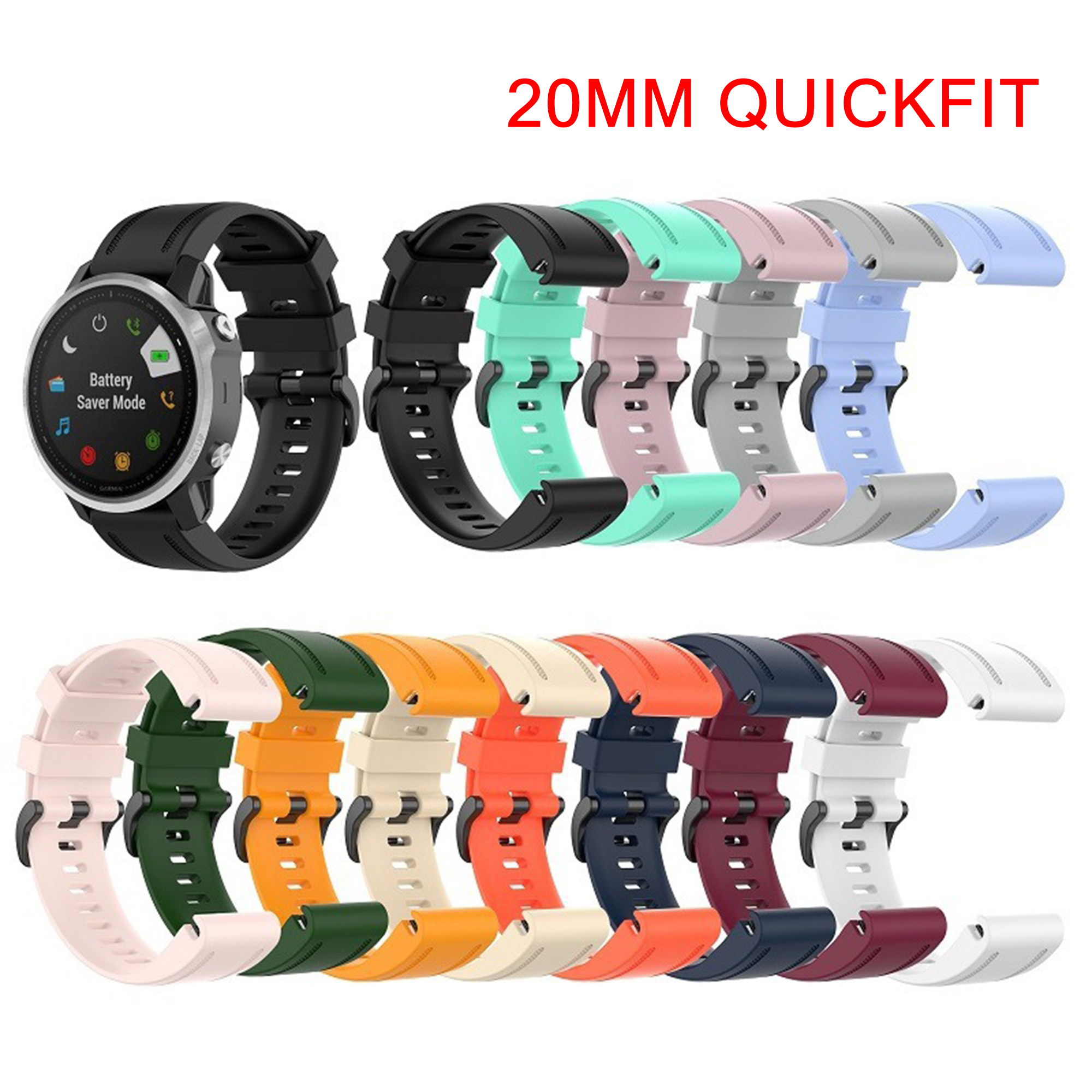Watch Bands For Garmin Fenix 8 - огляд і ціна Silicone Watch Band 22Mm