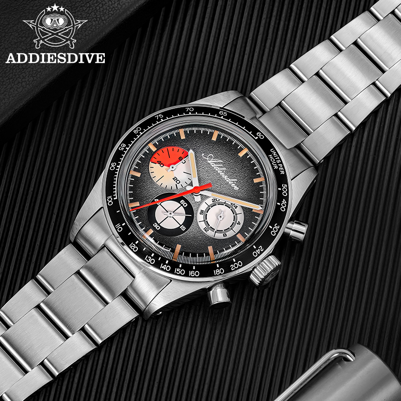 ADDIESDIVE 2026 NEW Chronograp - огляд і ціна Tropic Strap Vintage