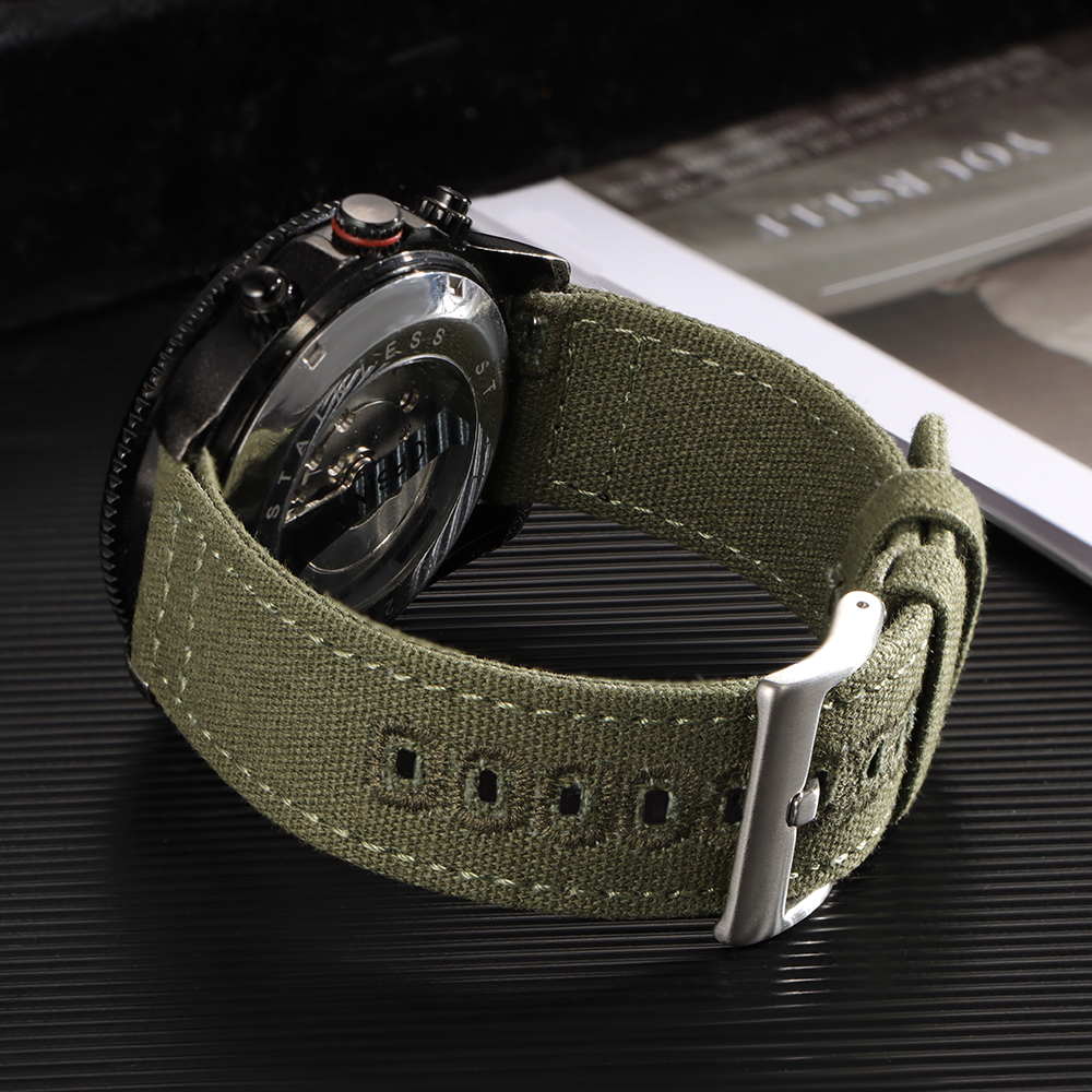 Nylon Woven Canvas Watch Band  - огляд і ціна Canvas Strap Watch