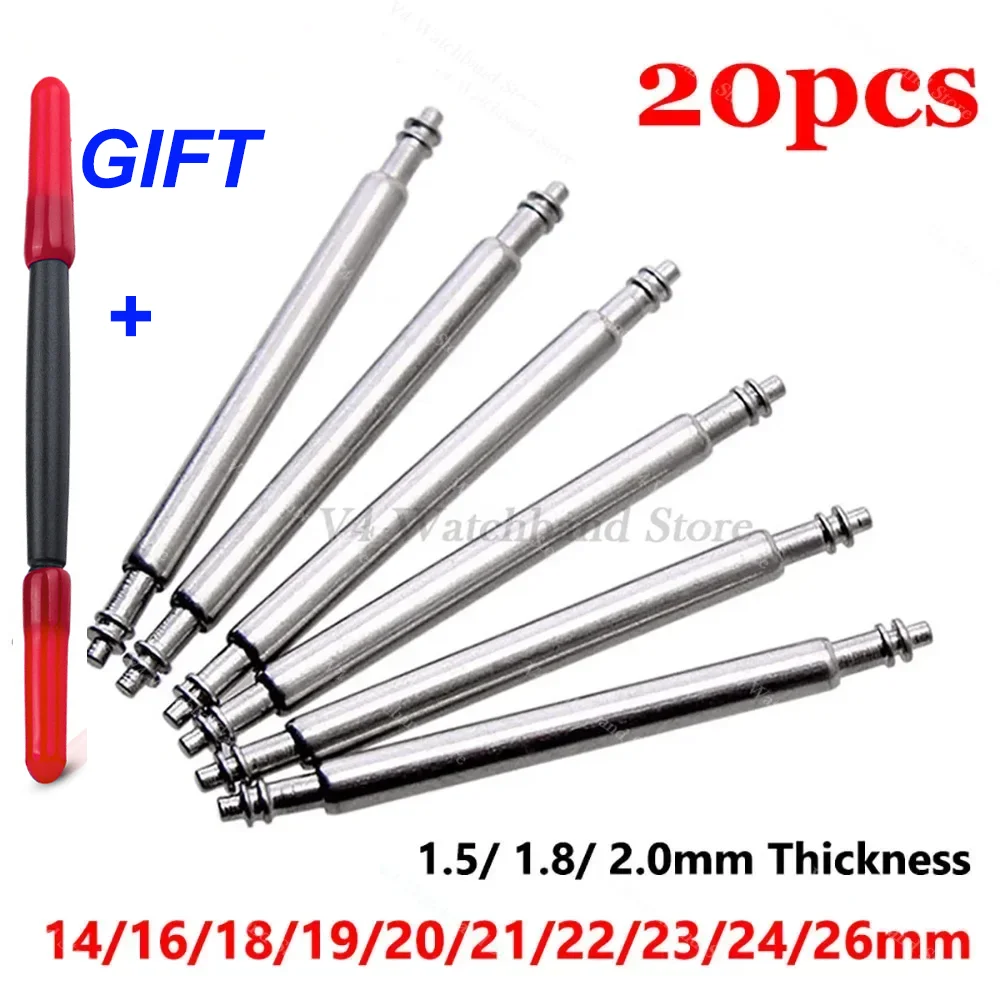 20pcs Watch Band Spring Pins 1 - огляд і ціна Spring Bar Tool Set