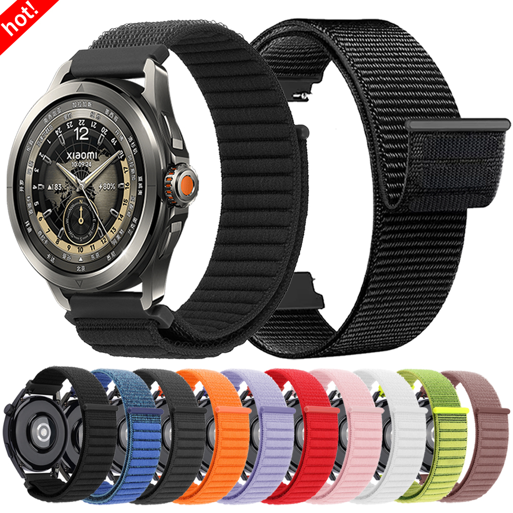 22mm Nylon Band For Xiaomi Wat - огляд і ціна Sport Loop Velcro