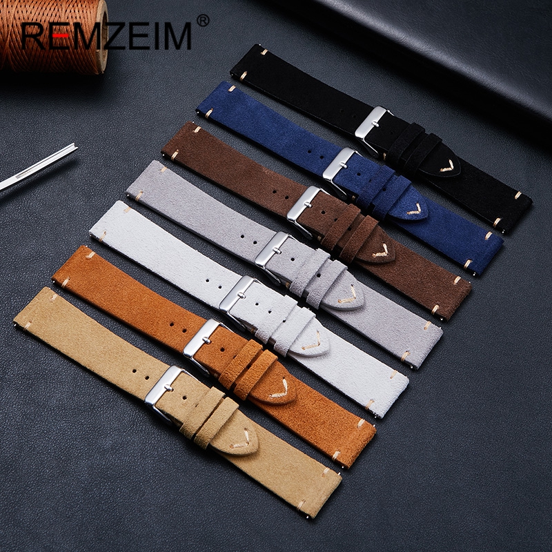 Vintage Handmade Soft Watch Ba - огляд і ціна Suede Strap Watch