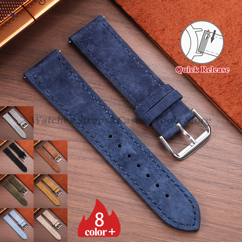Vintage Suede Cowhide Watch St - огляд і ціна Suede Strap Watch