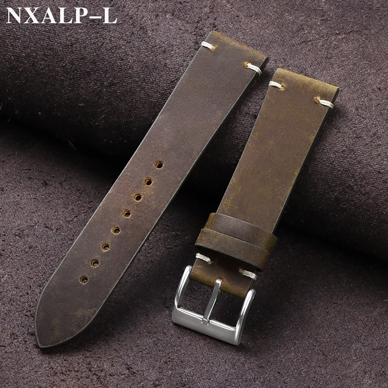 Vintage Oil Wax Leather Watch  - огляд і ціна Nato Strap Nylon