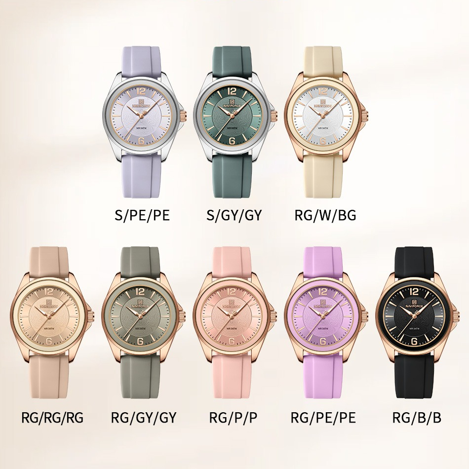 New Style NAVIFORCE Women's Wa - огляд і ціна Silicone Band Women