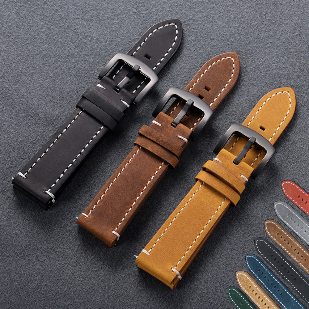 Vintage Calfskin Leather Watch - огляд і ціна Leather Strap Quick Release