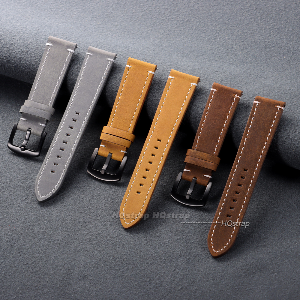 Vintage Calfskin Leather Watch - огляд і ціна Leather Strap Quick Release