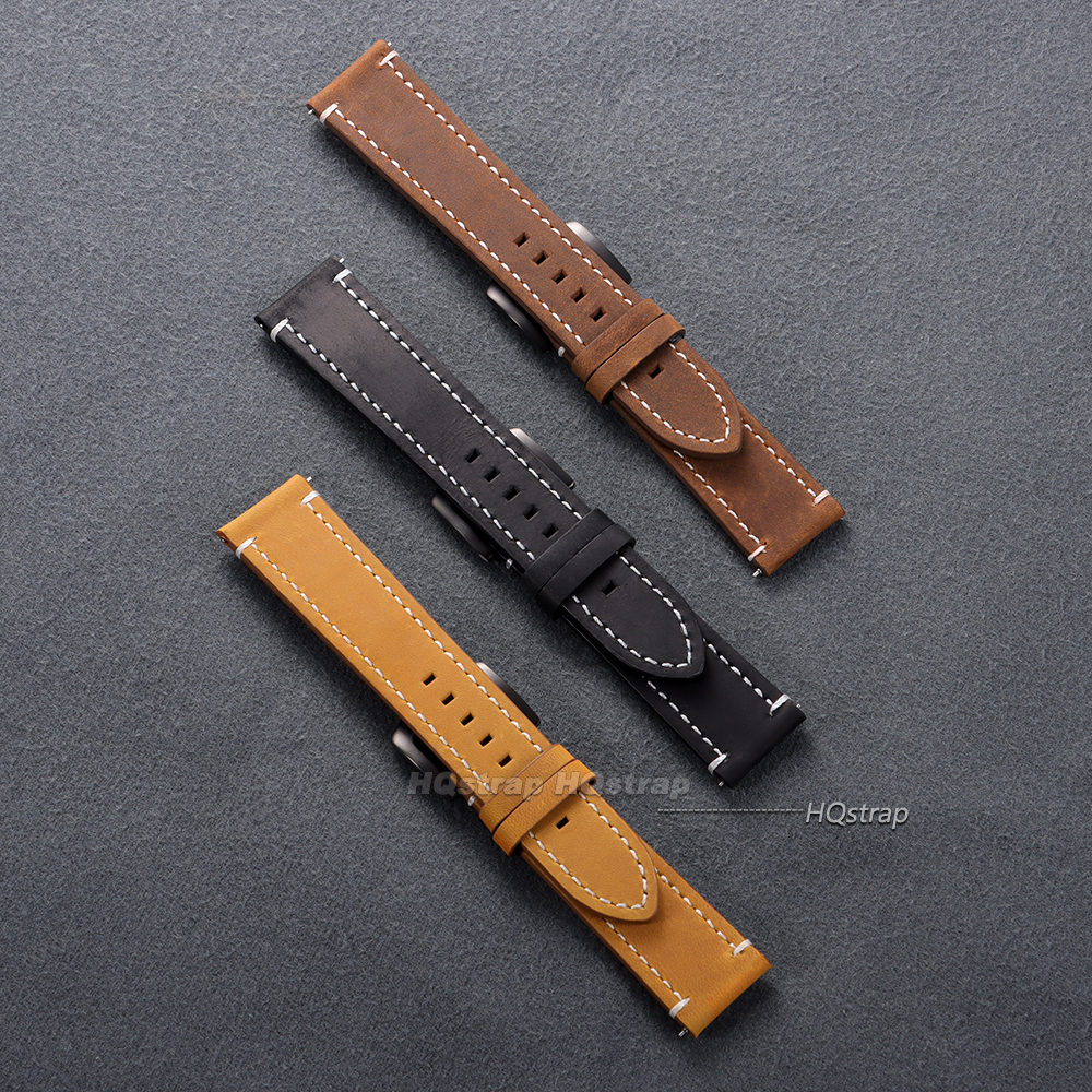 Vintage Calfskin Leather Watch - огляд і ціна Leather Strap Quick Release