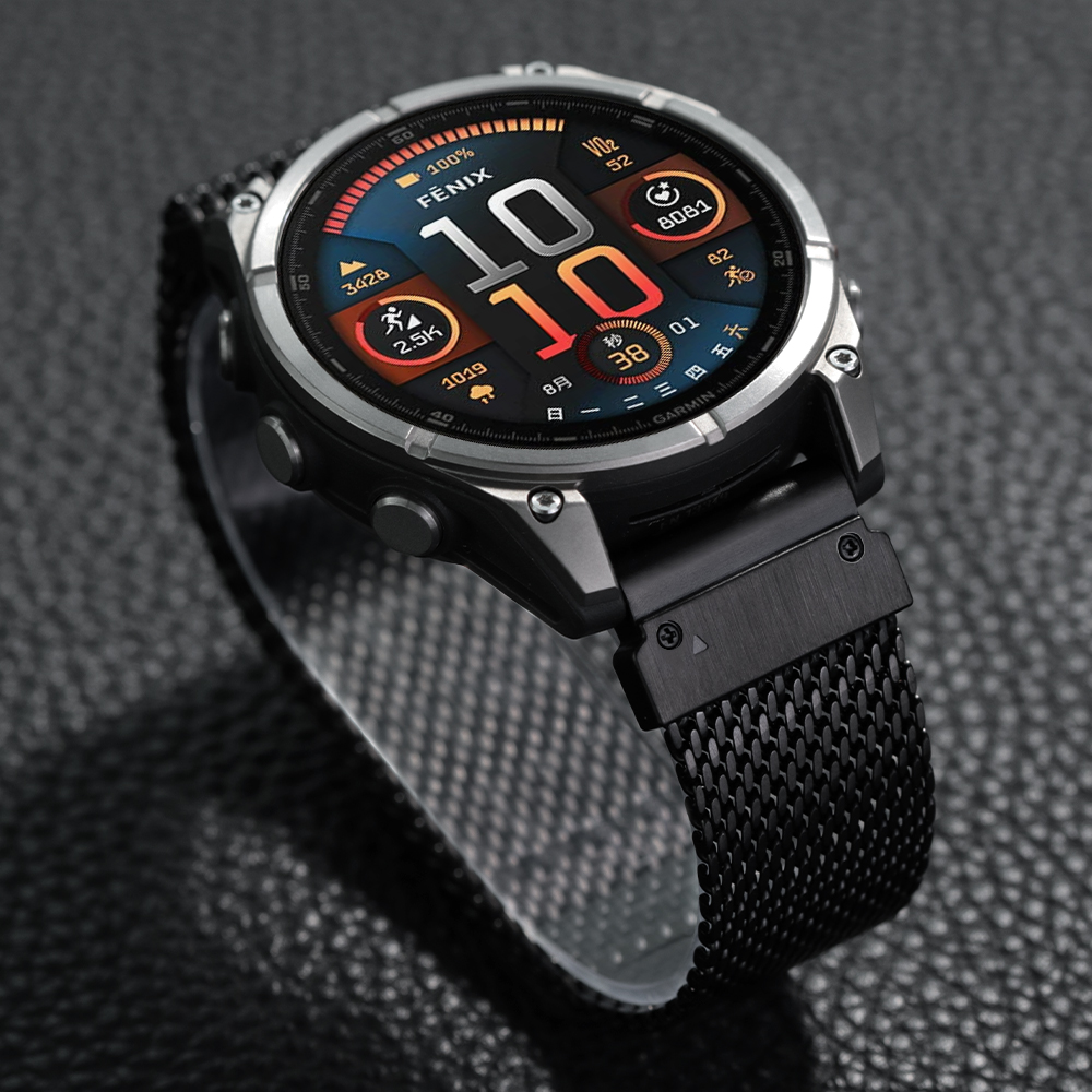 Quick Fit 22/26mm For Garmin F - огляд і ціна Milanese Loop Magnetic