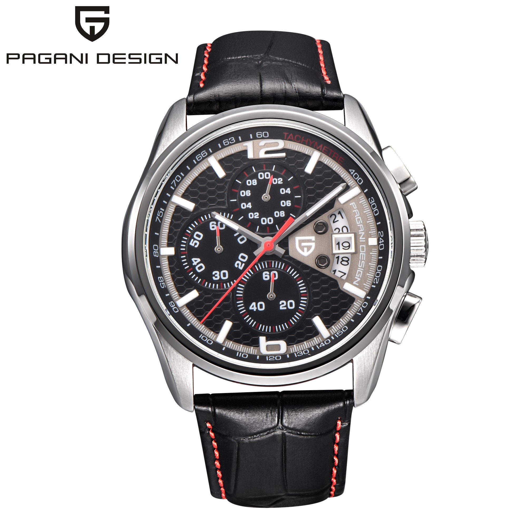 Pagani PD3306 Mens Quartz Watc - огляд і ціна Leather Watch Band Men