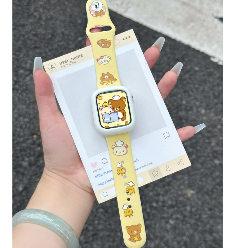 Cute Rilakkuma Print Silicone  - огляд і ціна Silicone Band Women