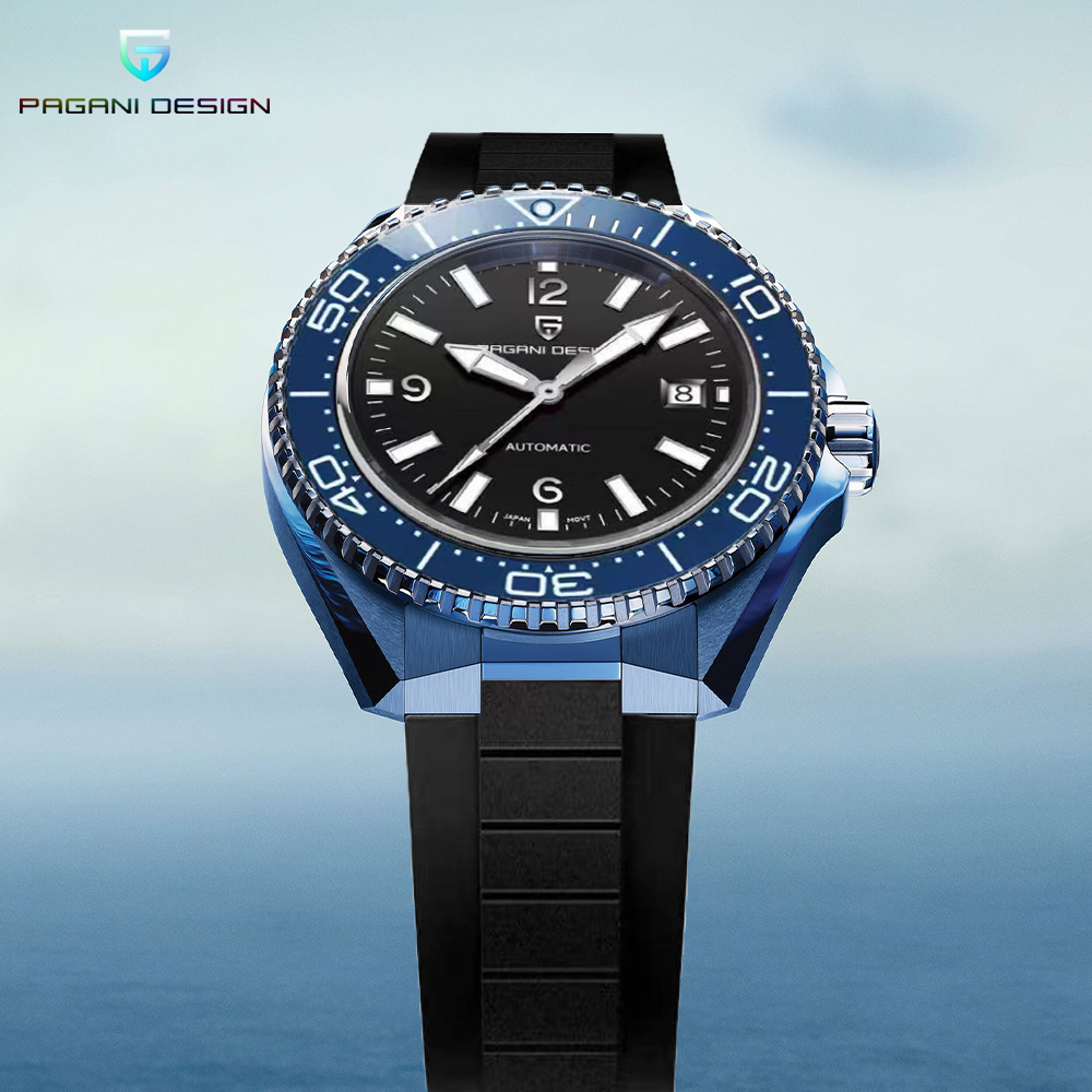 Pagani Design New Men's Mechan - огляд і ціна Rubber Strap Diver