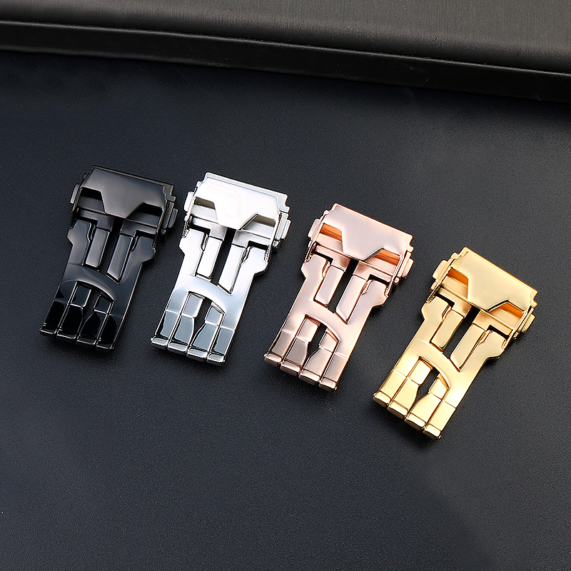 18 22mm Solid Stainless Steel  - огляд і ціна Leather Watch Band Men
