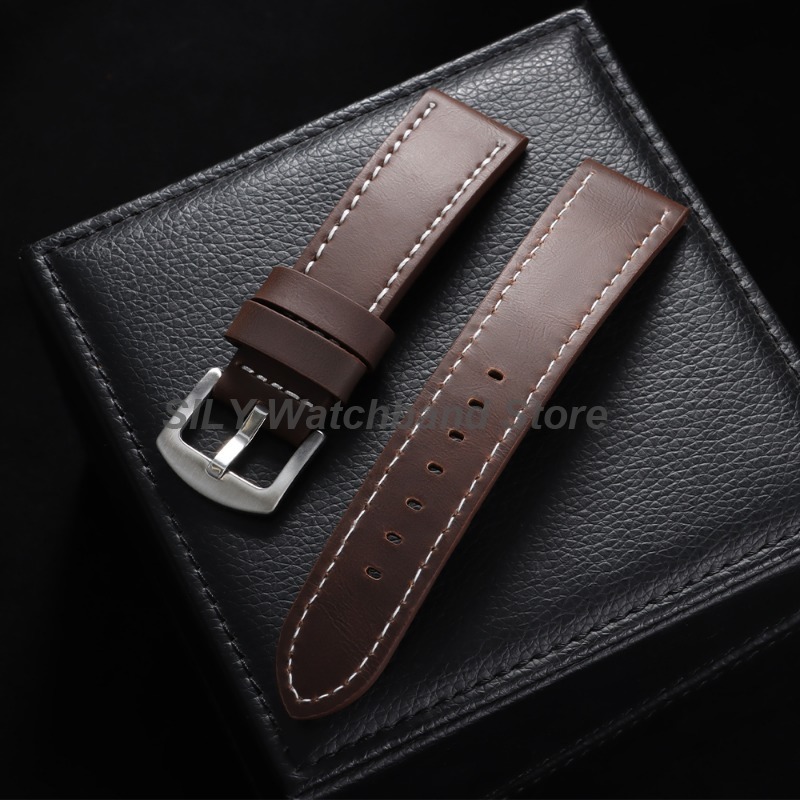 Genuine Leather Watchband 18mm - огляд і ціна Rubber Strap Diver