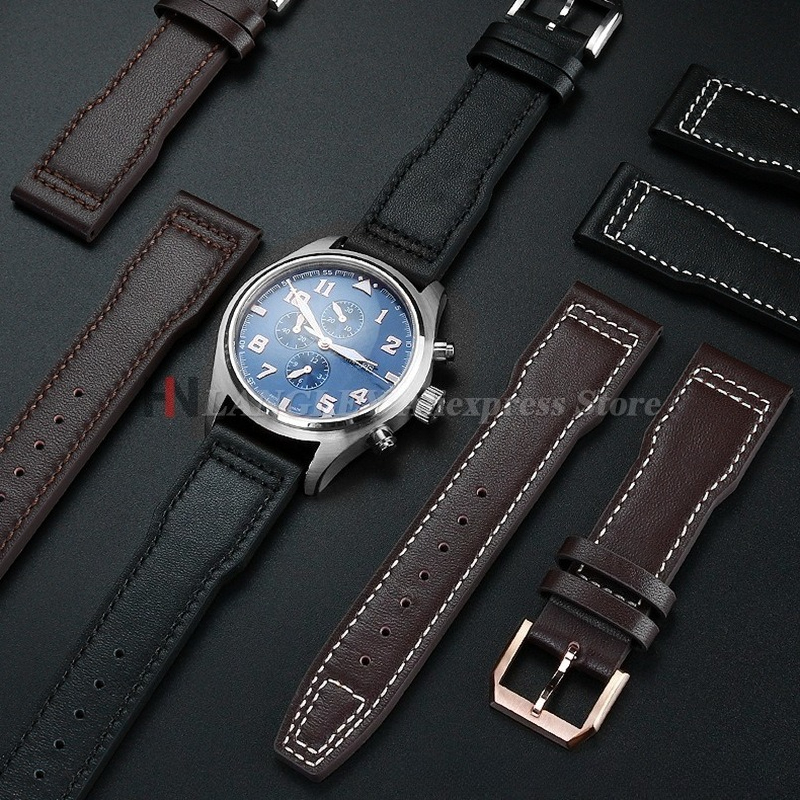 20mm 21mm 22mm Cowhide Leather - огляд і ціна Rubber Strap Diver
