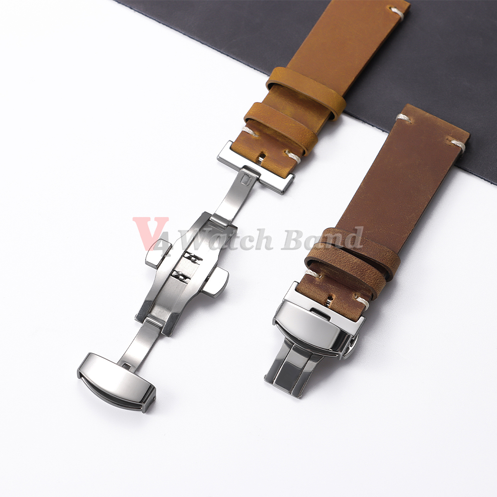 Polished Matte Double Button W - огляд і ціна Butterfly Clasp Deployant