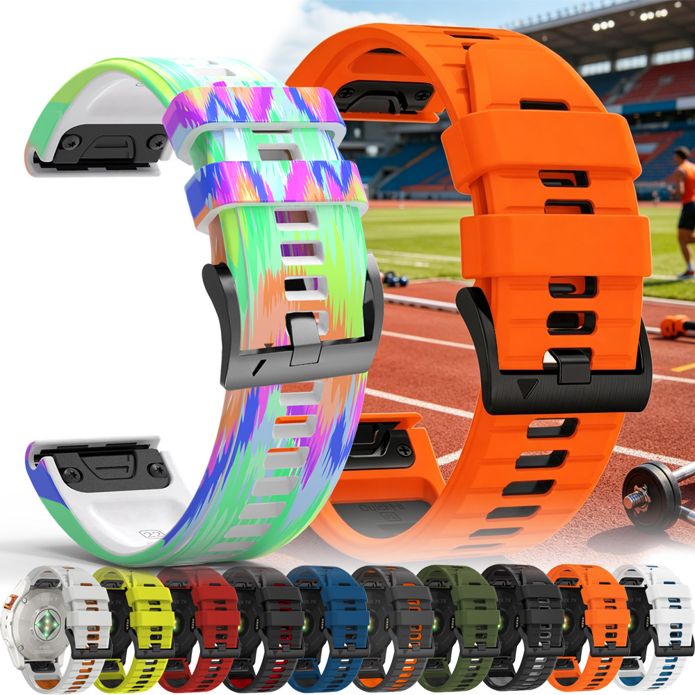 Outdoor Sports 22mm Silicone W - огляд і ціна Silicone Watch Band 22Mm