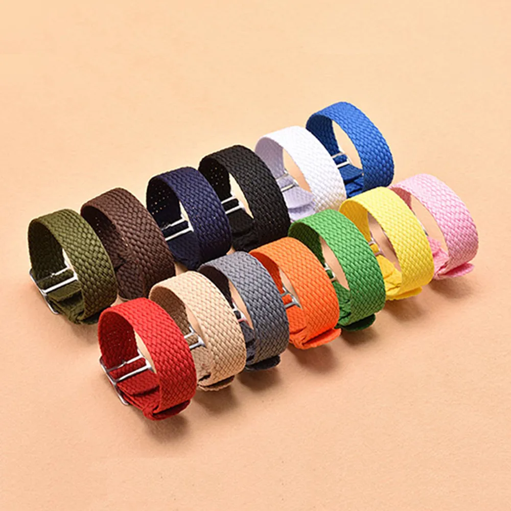 Nylon Strap 14mm 16mm 18mm 20m - огляд і ціна Perlon Strap Woven