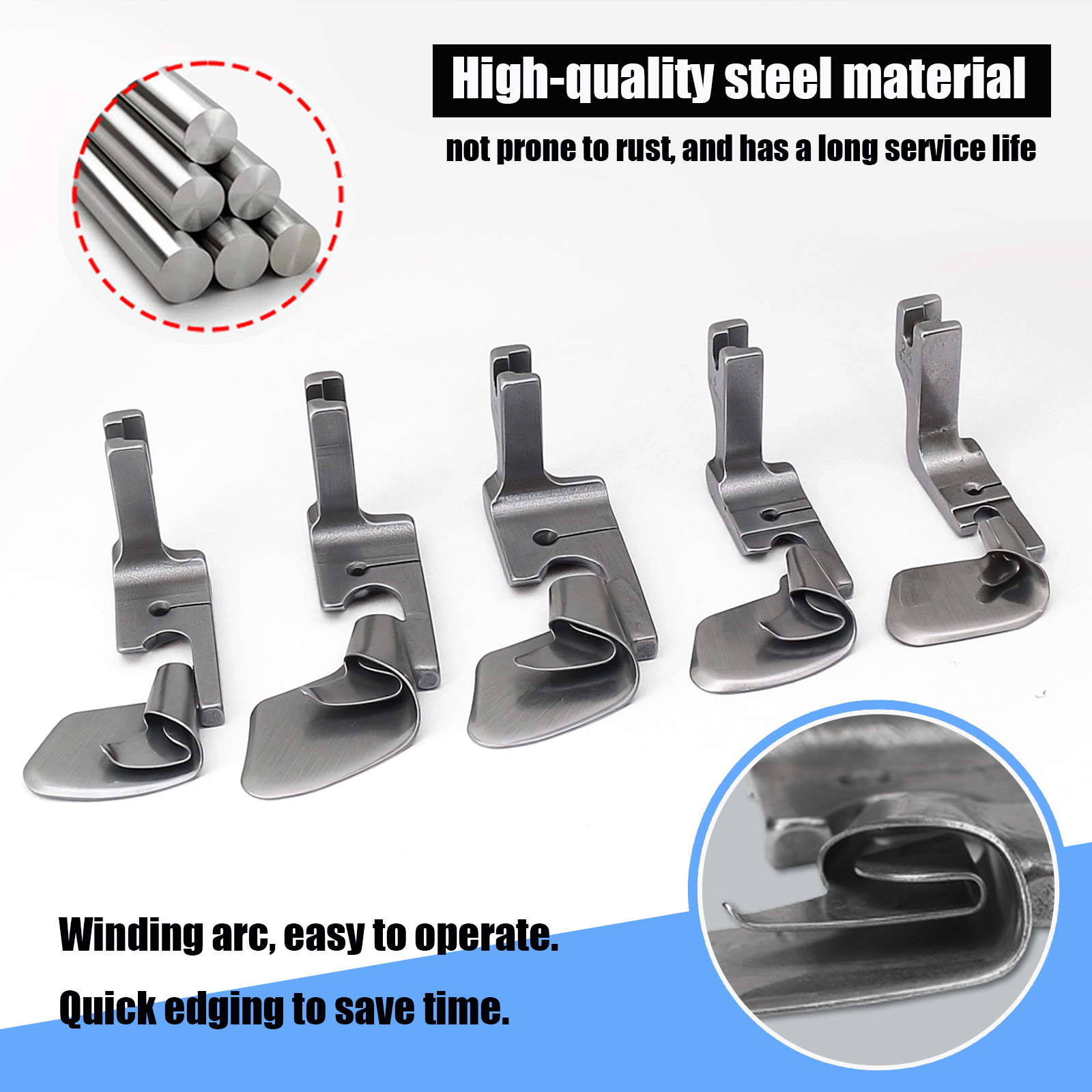Curved Scroll Hemmer Foot 3.2- - огляд і ціна Curved Spring Bar
