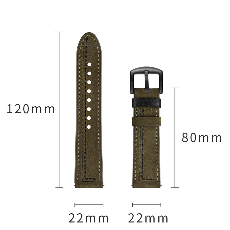 22mm Quick Release Leather Wat - огляд і ціна Leather Strap Quick Release