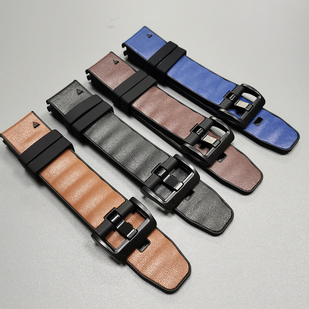 Quick Fit 22mm 26mm Leather+Si - огляд і ціна Leather Strap Quick Release
