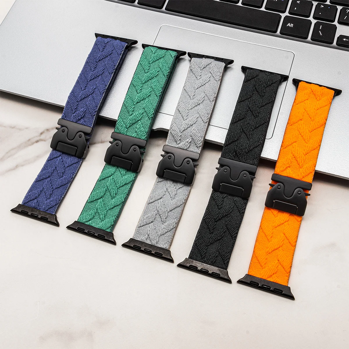 nylon strap for iwatch 10 9 8  - огляд і ціна Parachute Strap Elastic