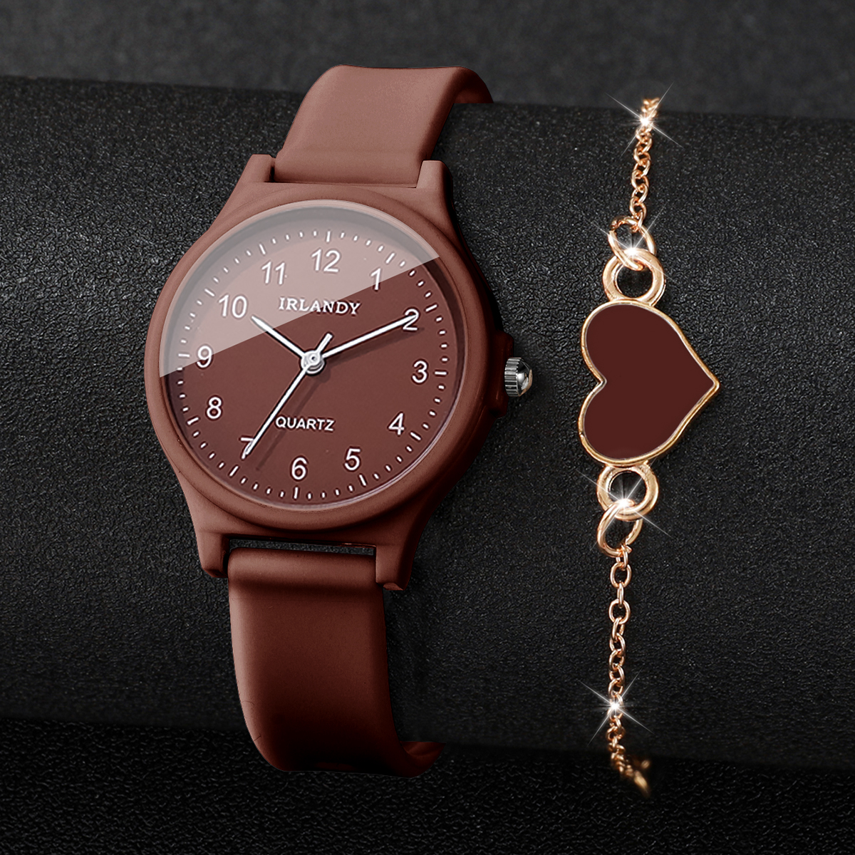 2PCS Fashion Arabic Dial Women - огляд і ціна Silicone Band Women