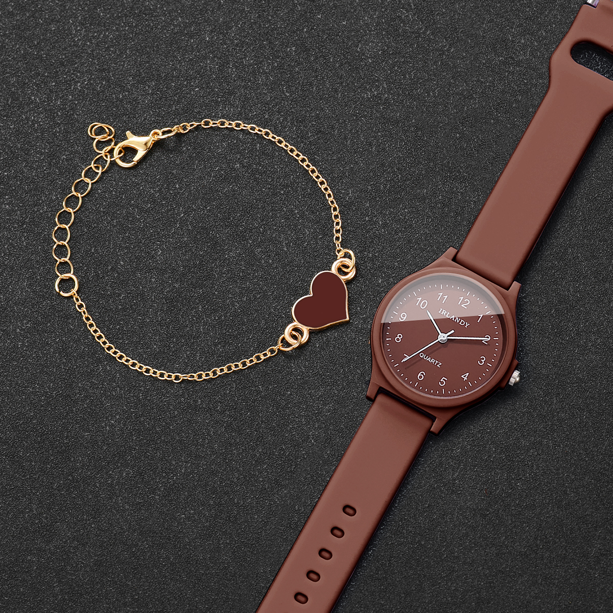 2PCS Fashion Arabic Dial Women - огляд і ціна Silicone Band Women