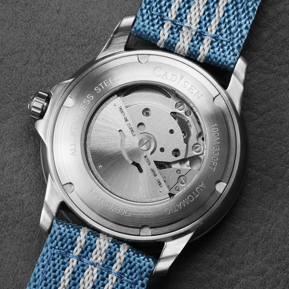 CADISEN Deep Explorer MIYOTA 8 - огляд і ціна Canvas Strap Watch