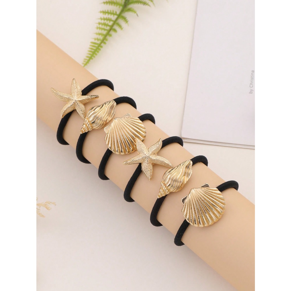6pcs/3pcs Metal Ocean Series S - огляд і ціна Silicone Band Women