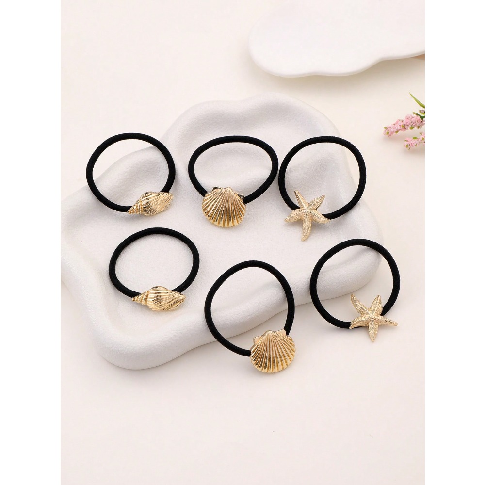 6pcs/3pcs Metal Ocean Series S - огляд і ціна Silicone Band Women