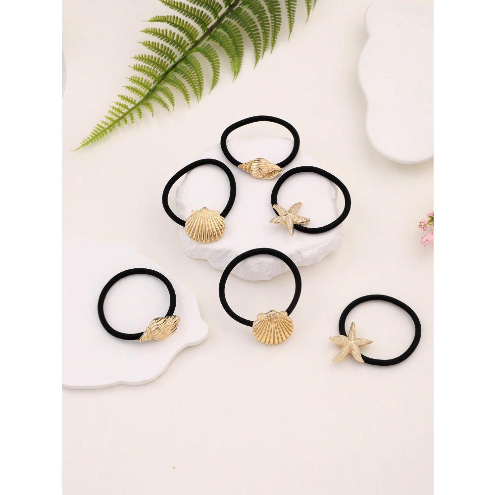 6pcs/3pcs Metal Ocean Series S - огляд і ціна Silicone Band Women