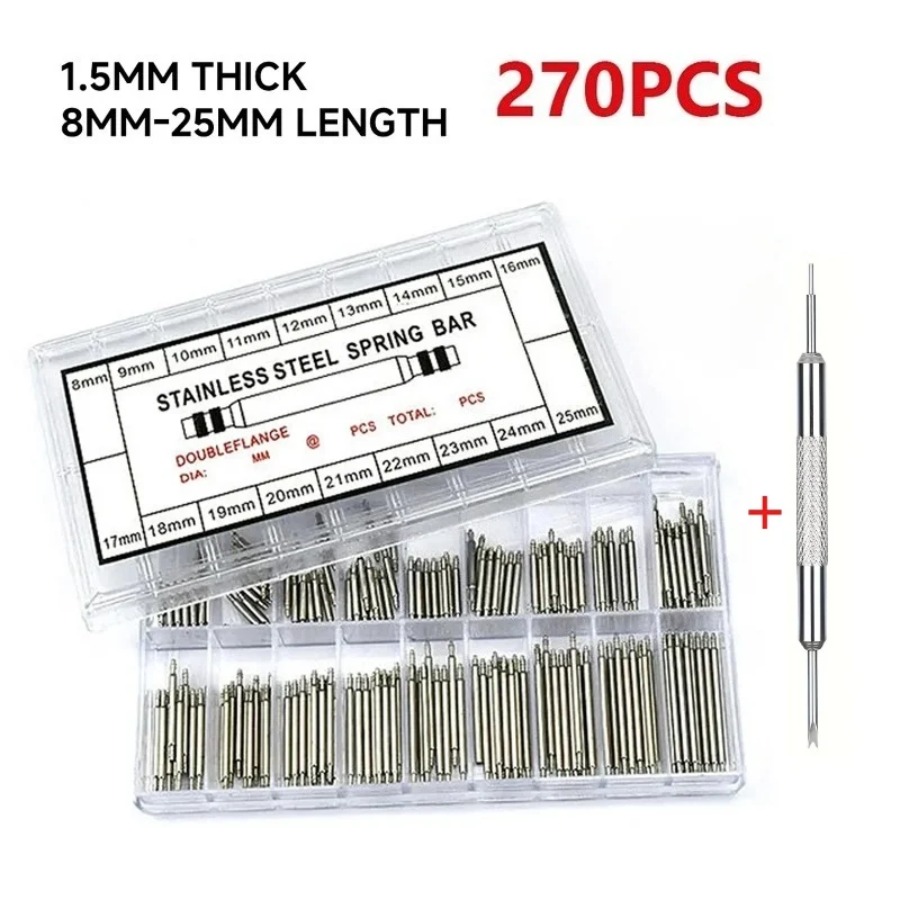270pcs/Box Strainless Steel Sp - огляд і ціна Spring Bar Tool Set