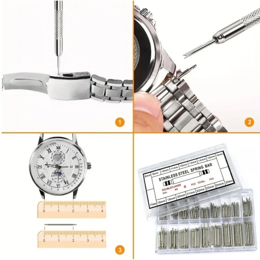 270pcs/Box Strainless Steel Sp - огляд і ціна Spring Bar Tool Set