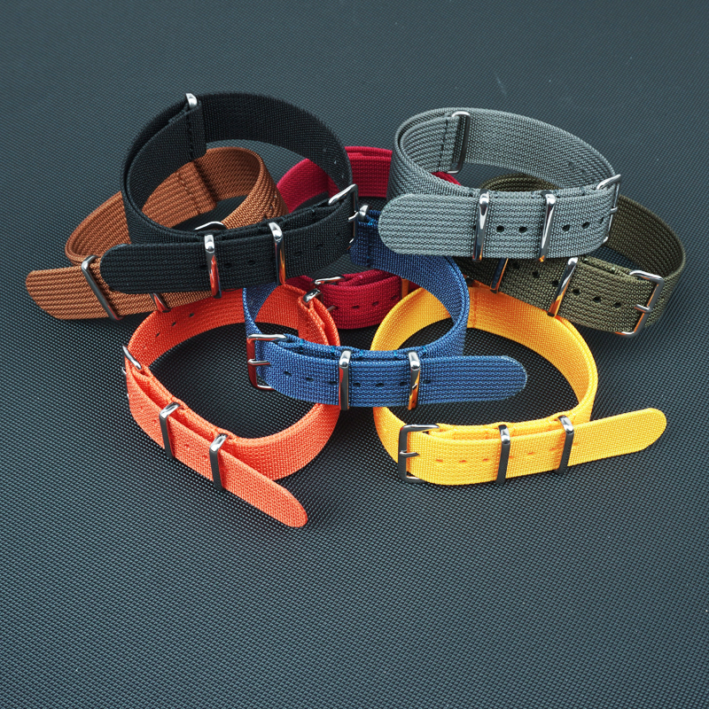 Ribbed Nylon Strap For Seiko M - огляд і ціна Nato Strap Nylon