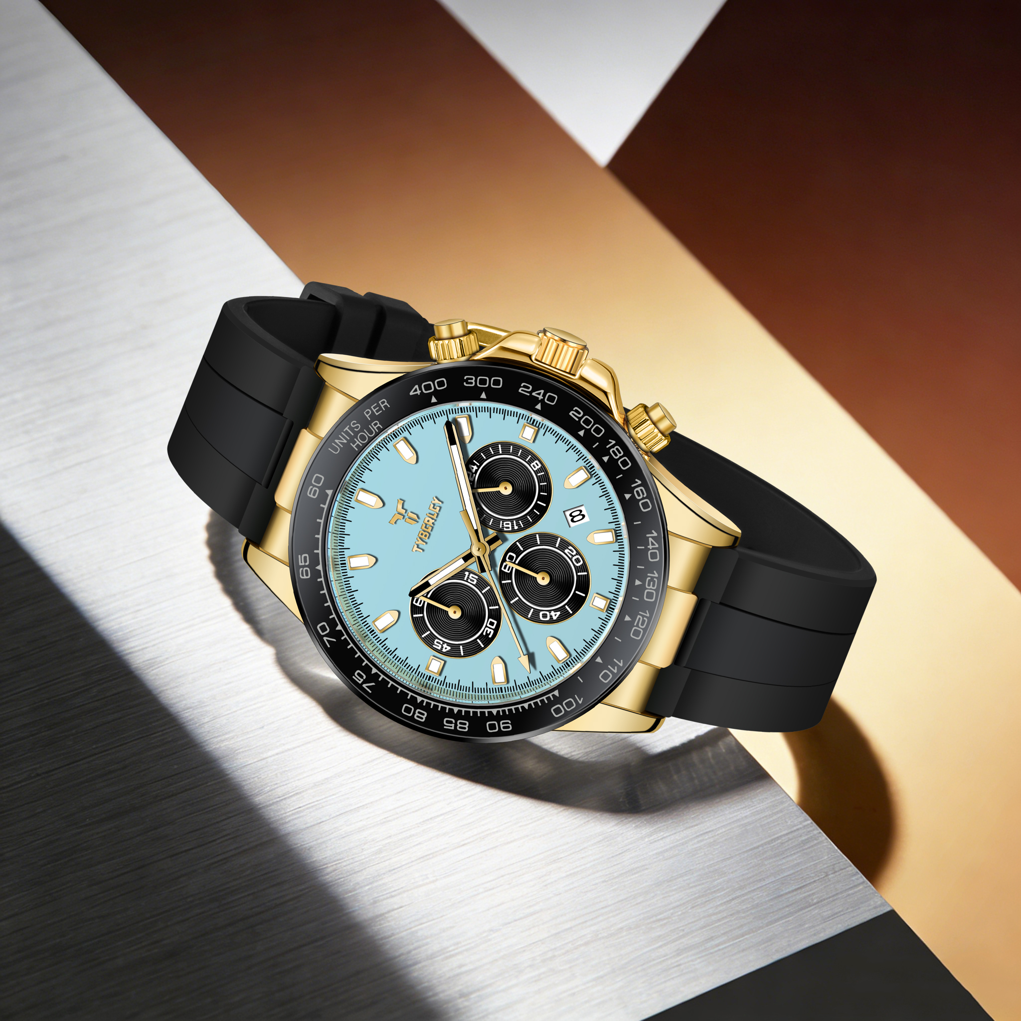 TYBERLEY Sophisticated Eleganc - огляд і ціна Rubber Strap Diver