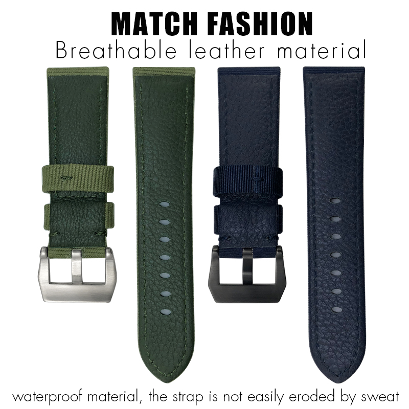 for Panerai 24mm New Nylon Wat - огляд і ціна Canvas Strap Watch