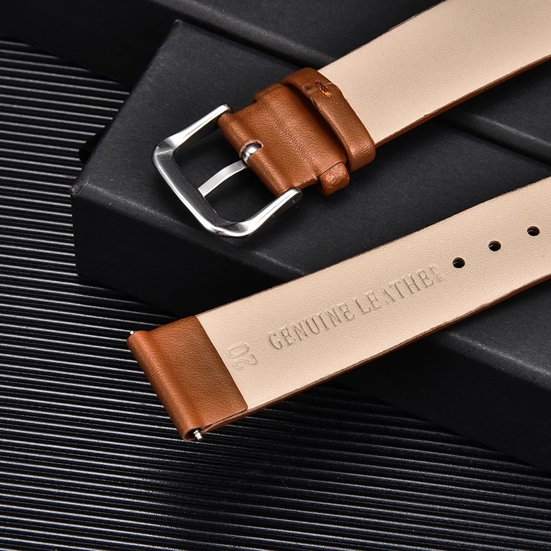 Ultra-thin Calfskin Leather Wa - огляд і ціна Rubber Strap Diver