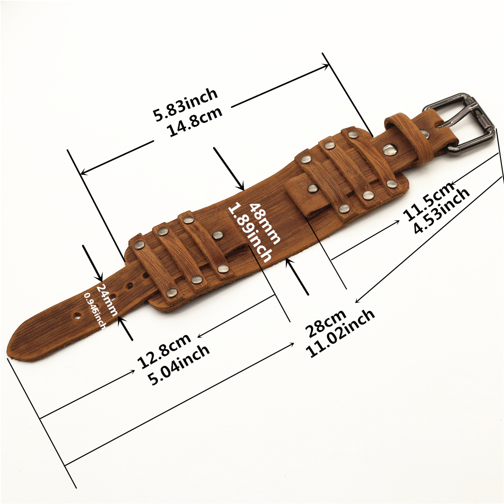 Punk Leather Watch Strap for M - огляд і ціна Tropic Strap Vintage