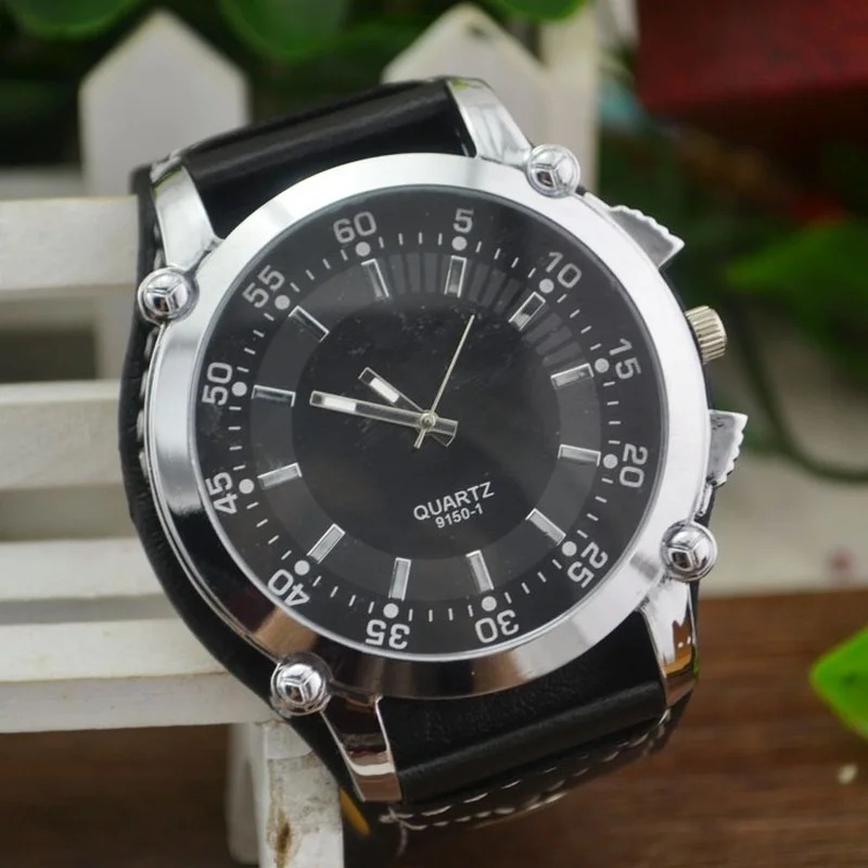 Fashion Brand Luxury Wristwatc - огляд і ціна Leather Watch Band Men