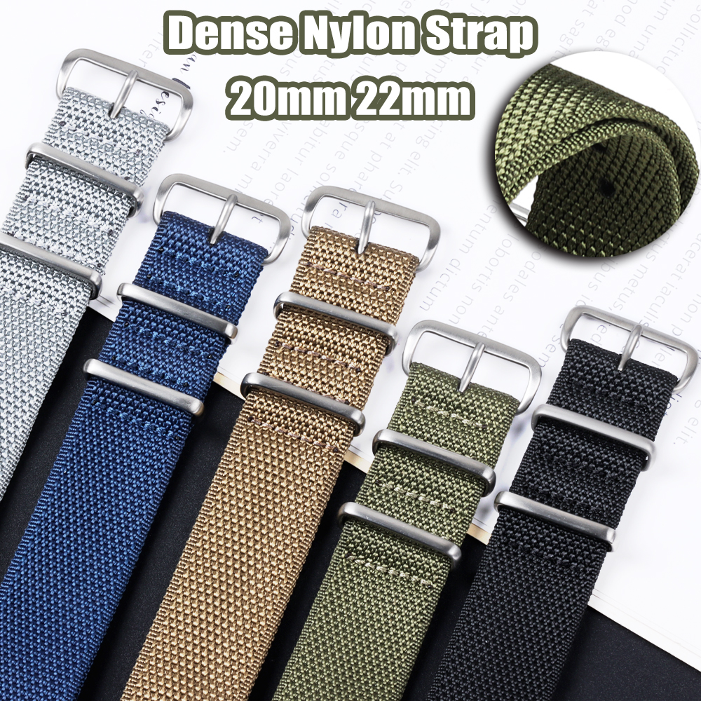 Dense Nylon Strap 20mm 22mm Wo - огляд і ціна Perlon Strap Woven